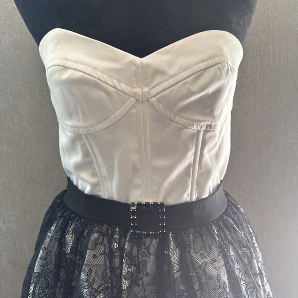 Gunne Sax Dresses & Skirts - Vintage 80s 90s Jessica McClintock Gunne Sax Dress Size 9 Strapless Prom Party